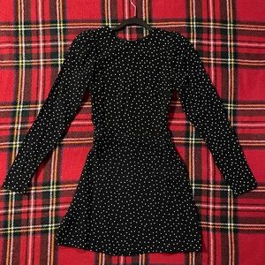 NWOT Reformation Polka Dot Mini Dress